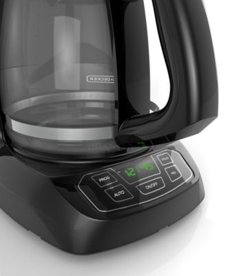 12-Cup Programmable Glass Carafe Coffeemaker