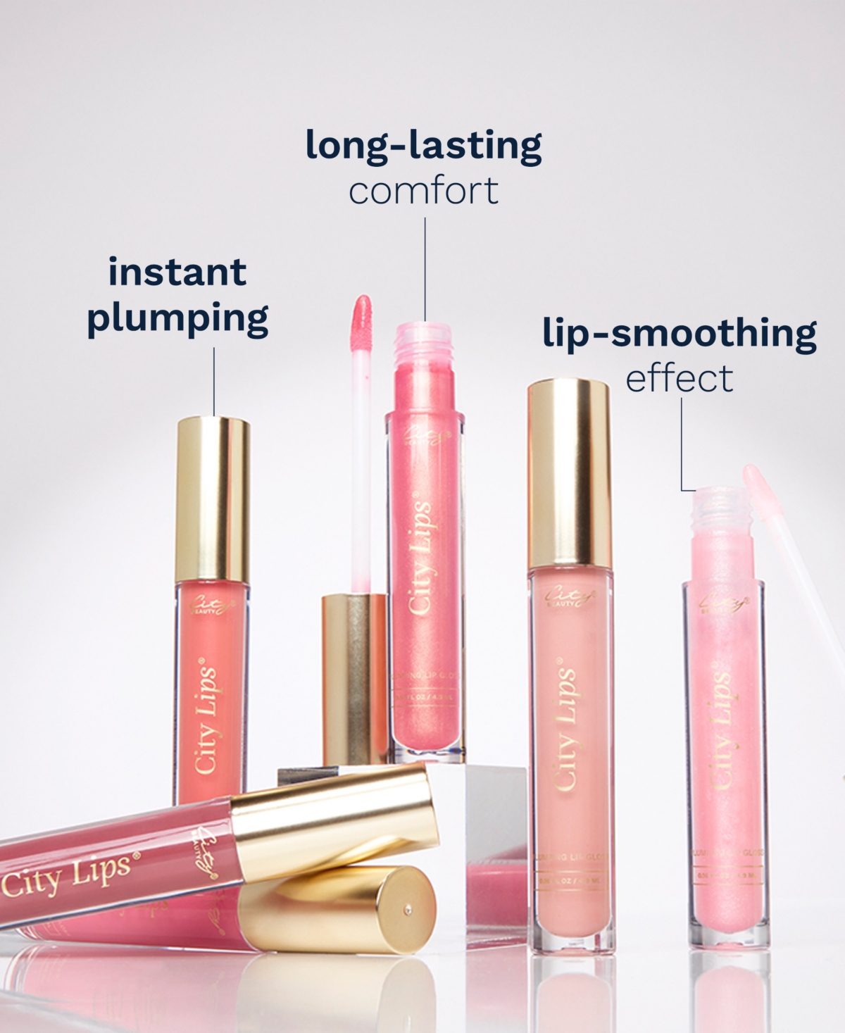 Shop City Beauty Plumping Lip Gloss, 0.16 Fl. Oz./4.9 ml In Watermelon