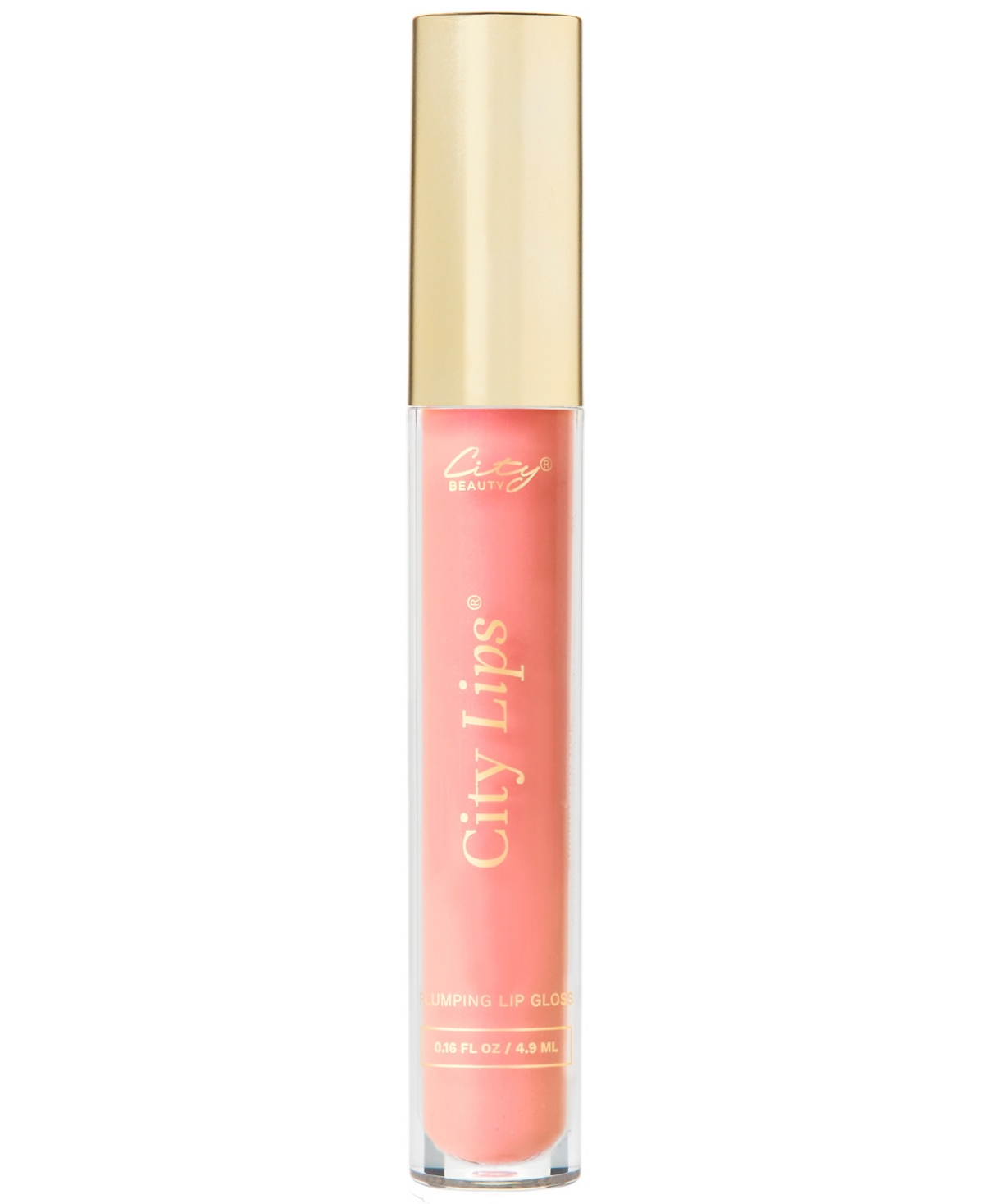 City Beauty Plumping Lip Gloss, 0.16 Fl. Oz./4.9 ml In South Peach