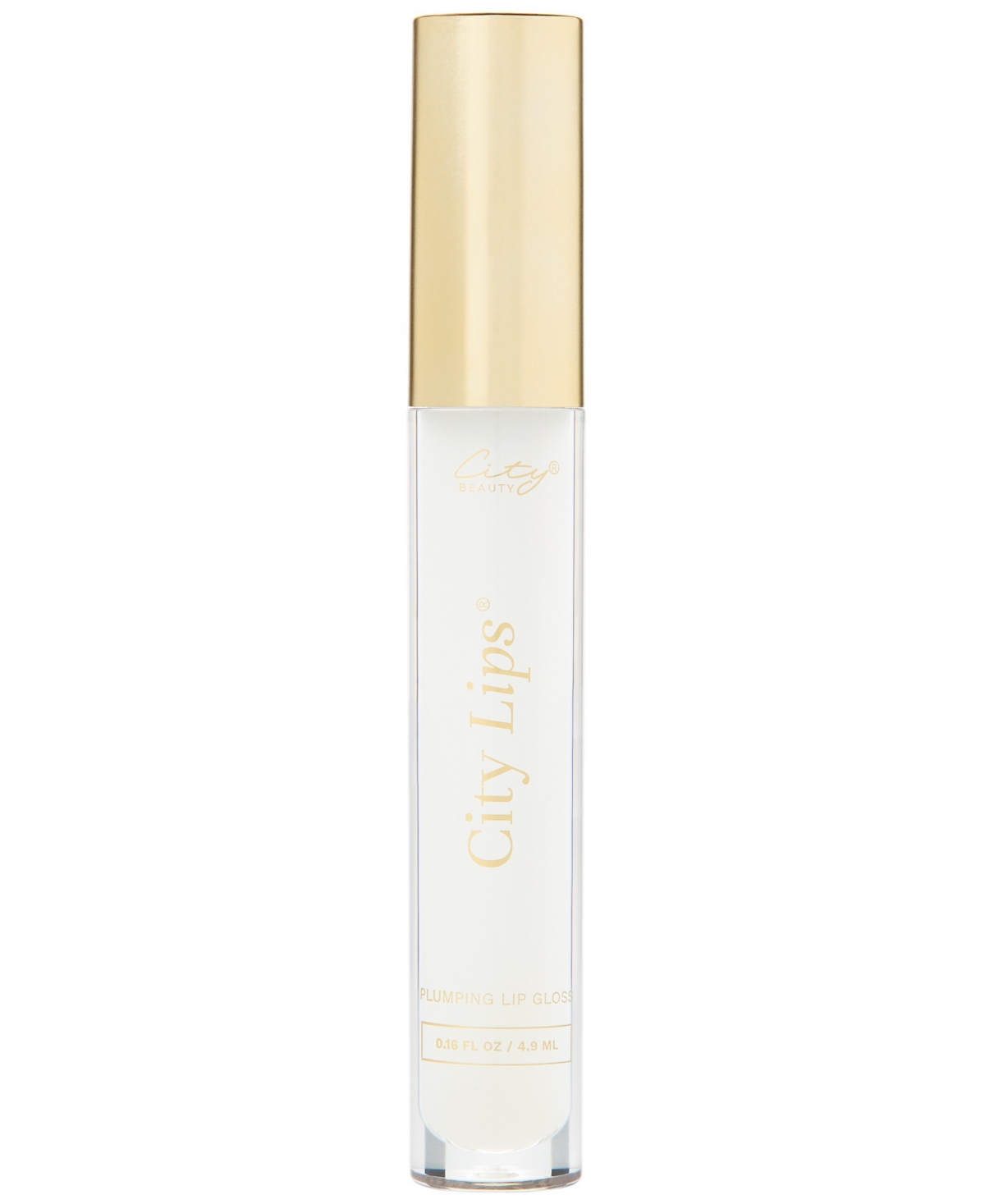 Shop City Beauty Plumping Lip Gloss, 0.16 Fl. Oz./4.9 ml In Clear