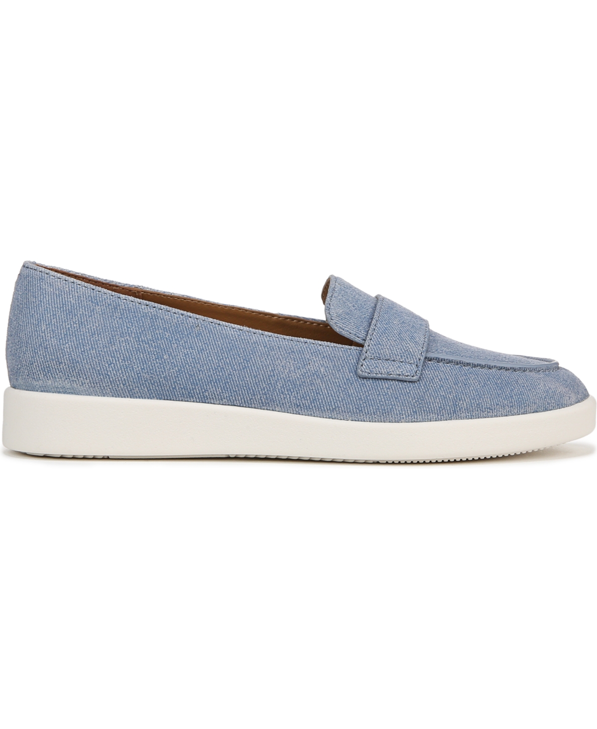 Shop Naturalizer Women's Karis Closed Round Toe Hybrid Penny Loafers In Denim Blue Denim Suede