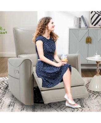 Massage Recliner - 360° Swivel & Heat Rocking Chair