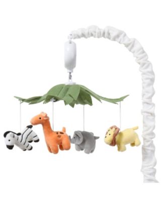Safari Adventures 8 Piece Baby Nursery Crib Bedding Set, Quilt, Crib Sheets, Crib Skirt, and Mobile