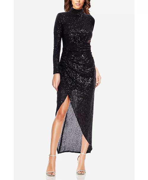women's the nako sequin midi cocktail dress