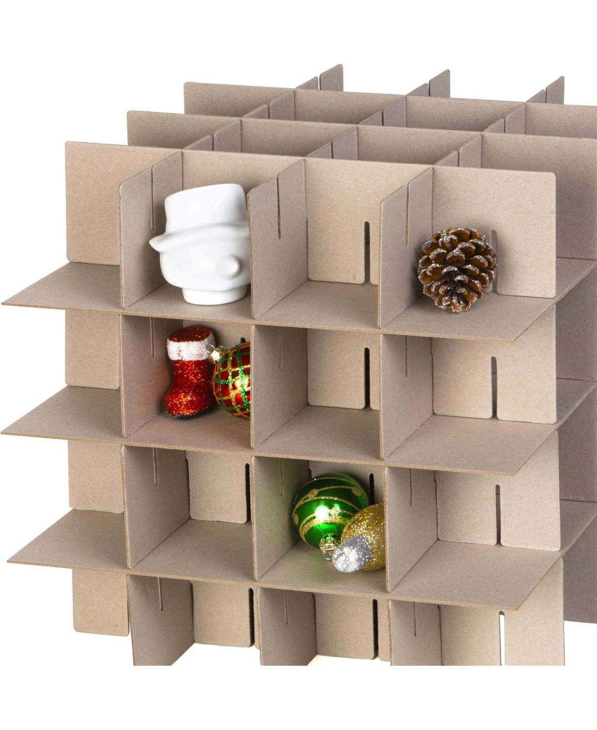 Florida Brands Ornaments Storage Box to Protect and Store up to 64-3