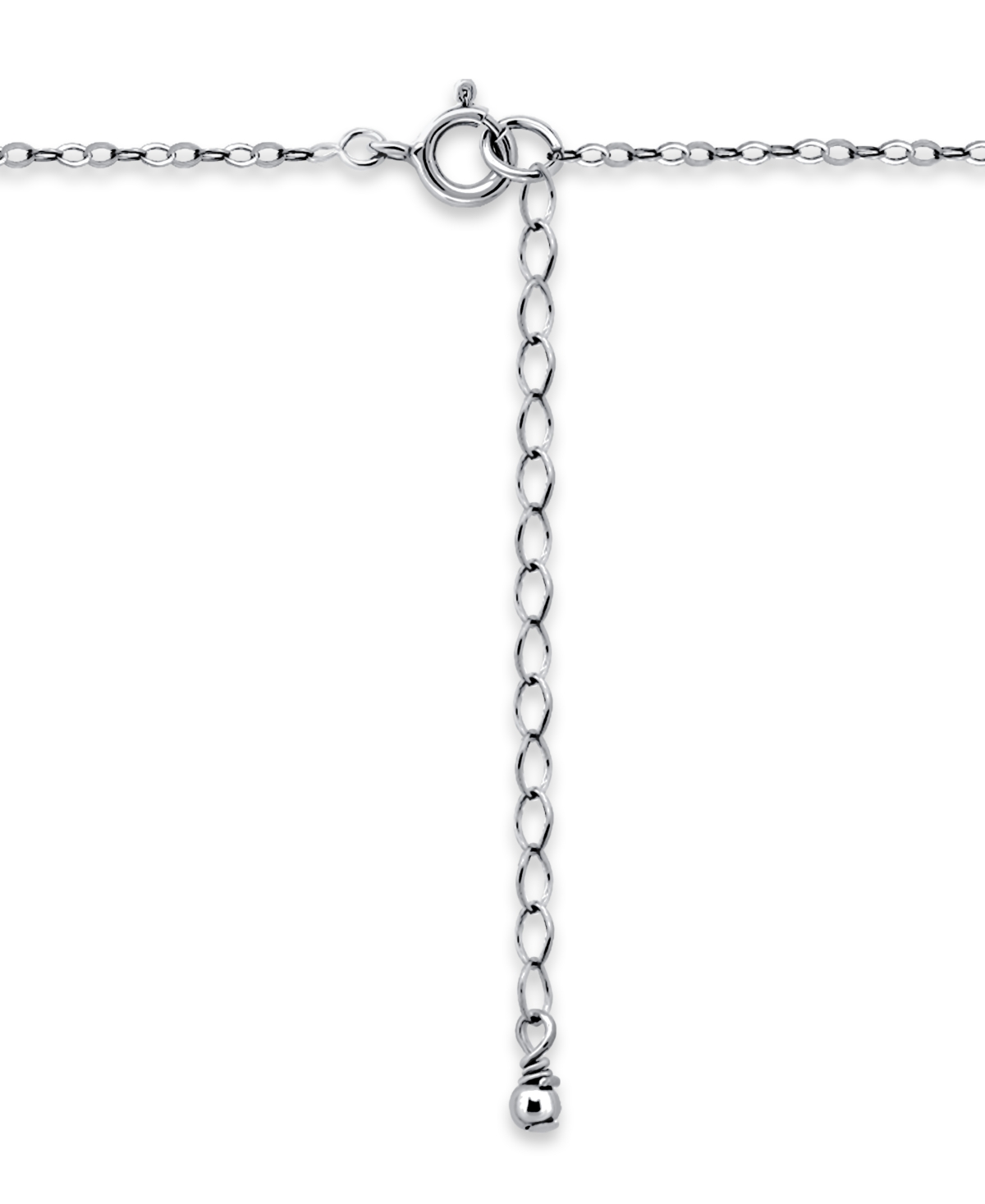 Macy's Oxidized Round Circle Celtic Style Pendant Necklace In Silver