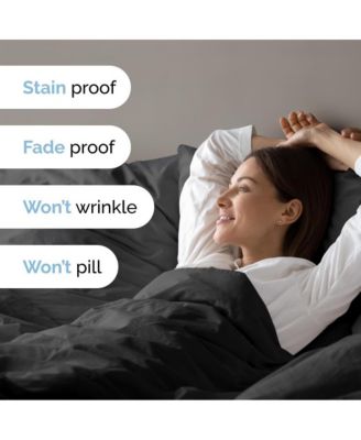 Premium Microfiber 3Pc Duvet Cover Set, King