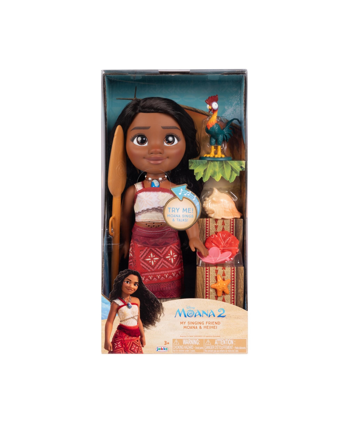 Disney Princess Kids' Singing Moana Large Doll In Multicolor