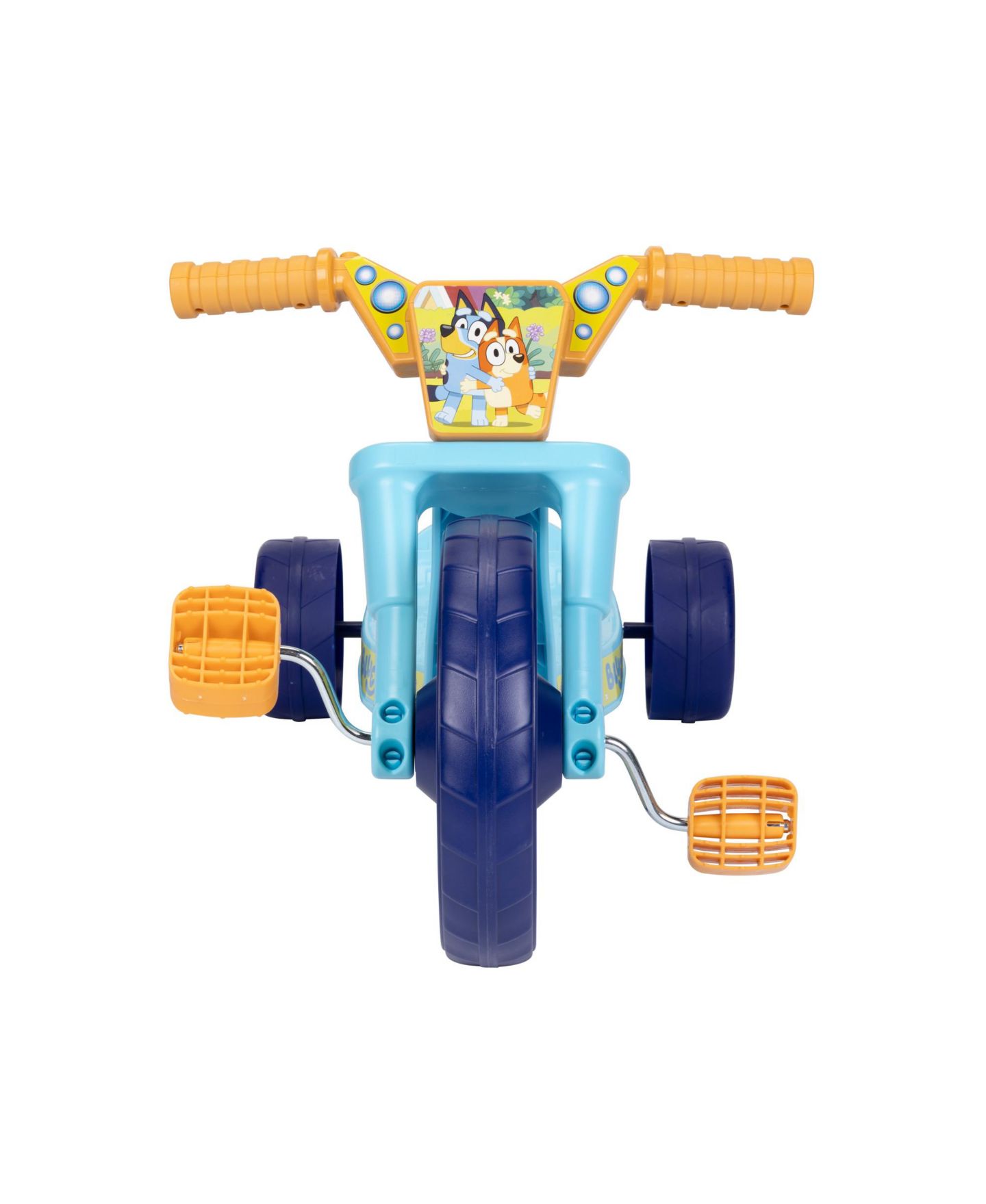 Детская игрушка Bluey Fly Wheels Cruiser 10" Extra-Wide Front Wheel, Mega Grip Tread Riding Toy, Ages 2+ — фото 2