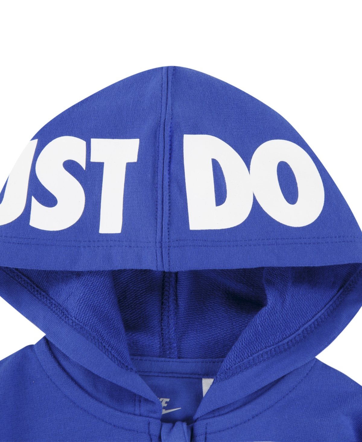 Nike Baby Boys Full-zip Logo Coverall In Game Royal