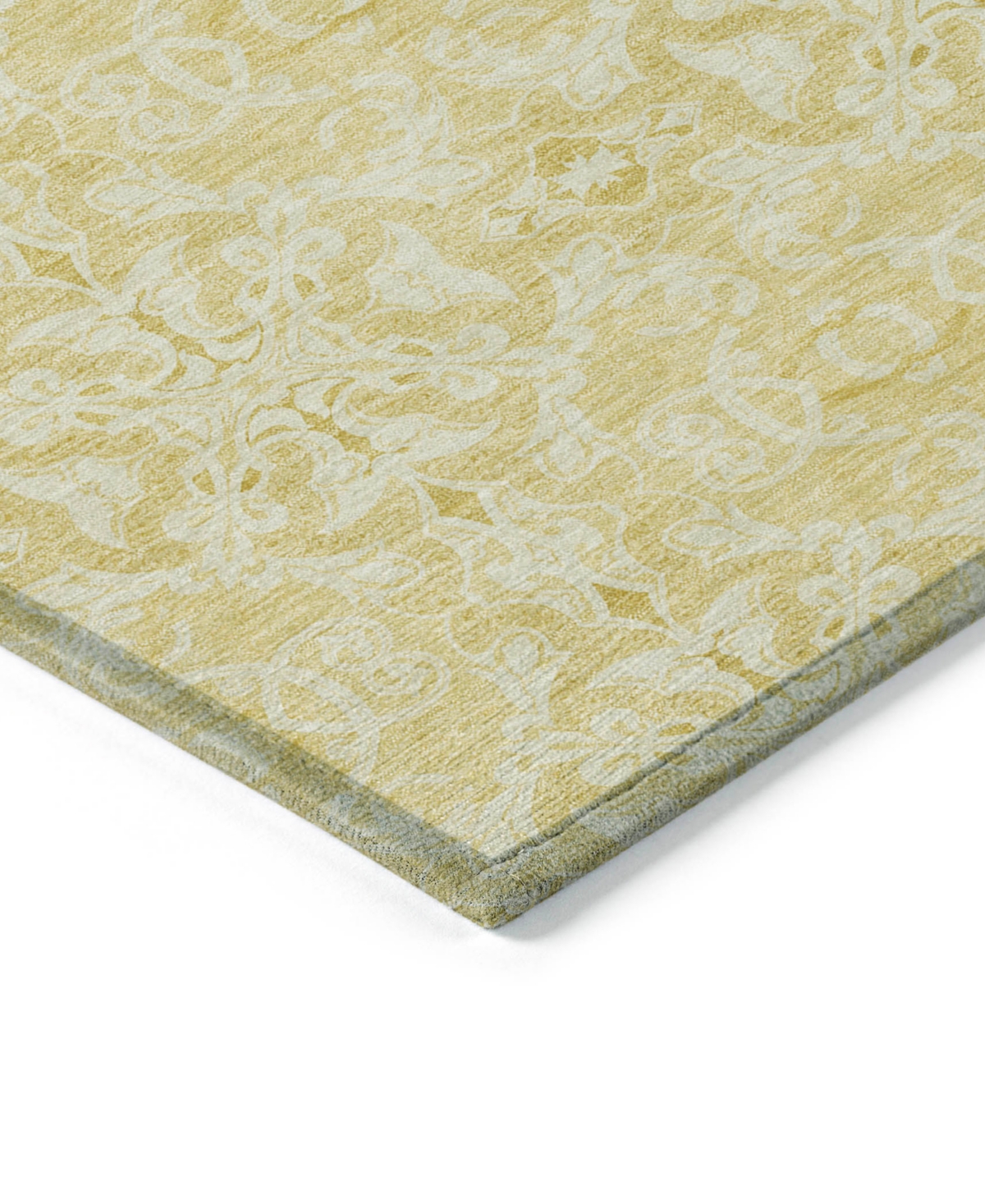 Addison Chantille Acn784 5'x7'6'' Area Rug In Gold