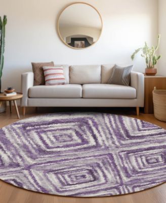 Addison Chantille Machine Washable ACN781 8'x8' Round Area Rug