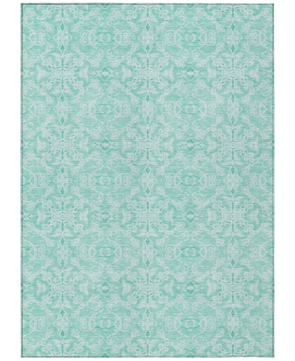 Addison Chantille Acn784 8'x10' Area Rug In Turquoise