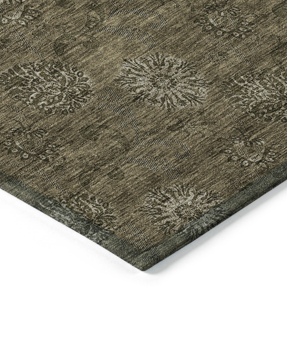 Addison Chantille Machine Washable Acn788 9'x12' Area Rug In Brown