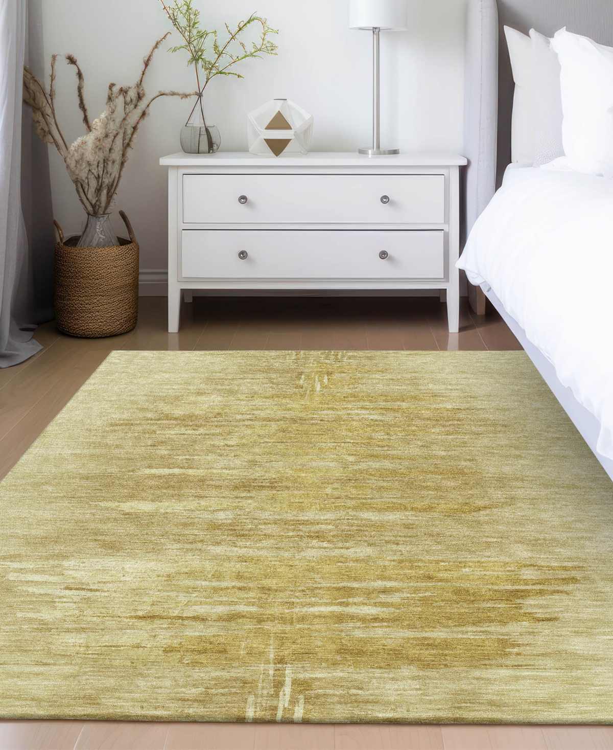 Addison Chantille Acn806 9'x12' Area Rug In Gold
