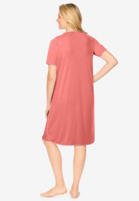 Only Necessities Women's Plus Size  Perfect Temperature Sleepshirt