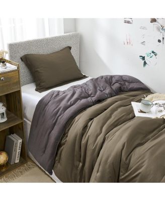 Ice Panda Oversized Cooling Comforter Set - Chocolate Chip & Fudge