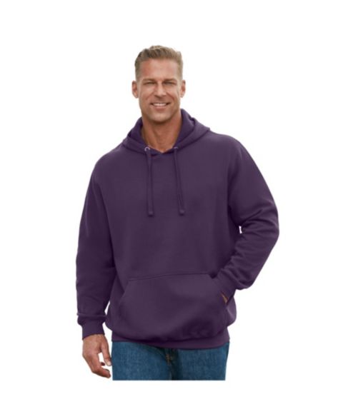 Мужское худи KingSize Fleece Pullover, цвет: Ежевичный