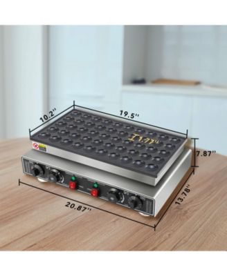 50 PCS Mini Pancakes Maker Machine,110V Mini Dutch Pancake Maker,1800W Commercial Electric Nonstick Waffle Maker Machine for Home and Restaurants