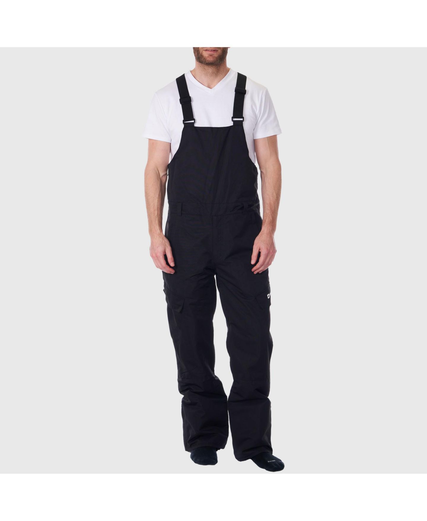 Мужские брюки Alpine Swiss Insulated Snow Bib Overalls Waterproof Ski Snowboard, цвет: Чёрный — фото 1