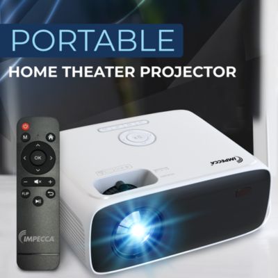 200 ANSI Lumens Home Theater Projector, 720P, up to 180”+Protective Case