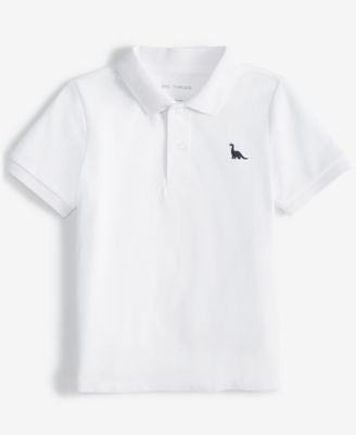 Epic Threads Toddler 2T-4T Boys Solid Dino Polo Shirt Exclusively at Macys - Bright Whi 12$