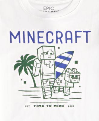 Little & Big Boys Minecraft Graphic Short-Sleeve T-Shirt, Exclusively at Macy's