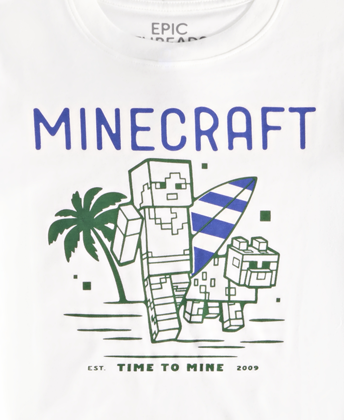 Epic Threads Little & Big Boys Minecraft Graphic Short-sleeve T-shirt, Exclusively At Macy's In Snowfall W