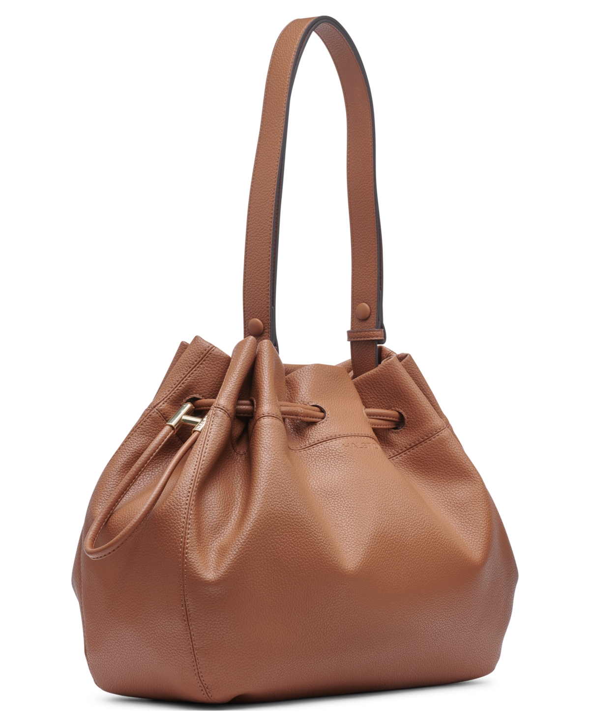 Shop Halston Lilly Large Shoulder Bag In Oak