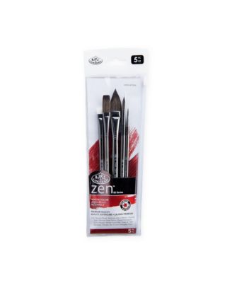 Royal Brush Zen Brush Set, 83 Watercolor Short Handle Brushes, Set C