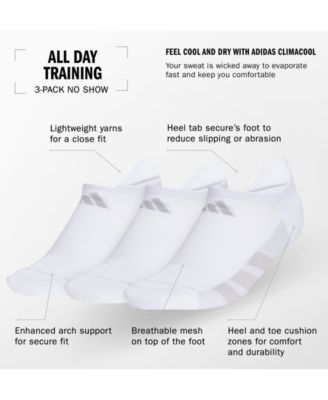 Women's 3-Pk. All Day Training No Show Socks