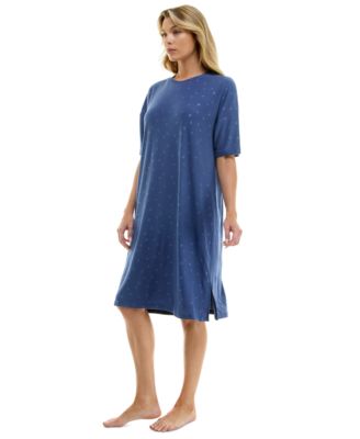 Women's Printed Short-Sleeve Sleepshirt