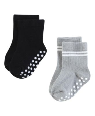 Baby Boys Hudson Cozy Cotton-Rich Newborn Terry Crew Socks