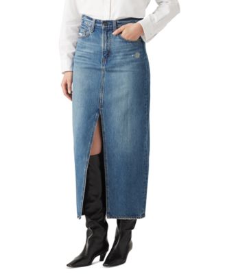 Levi's - Women's Mid-Rise Denim Column Ankle Skirt