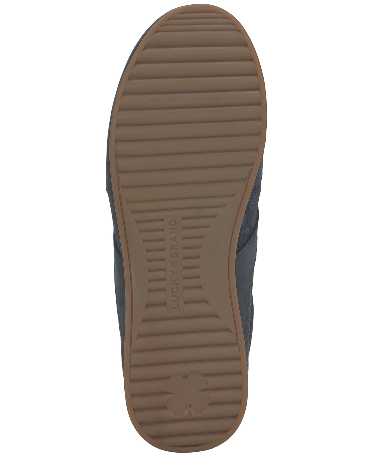 Shop Lucky Brand Women's Kofila Lace-up Low Top Sneakers In Navy Nubuck