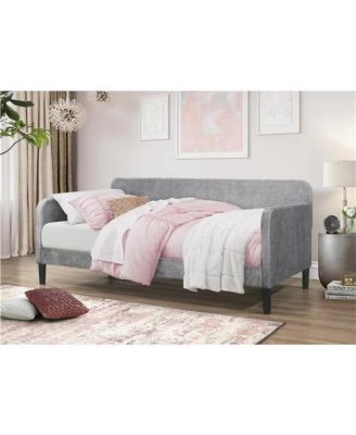 Velvet Upholstered Daybed with Contemporary Modern Design