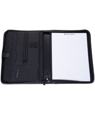 Nylon Zippered Writing Pad Business Portfolio Organizer Padfolio
