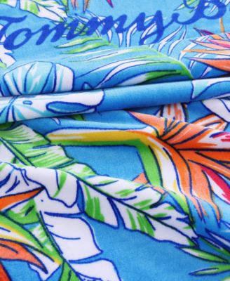 Bahama Palms Cotton Oversized Beach Towel, 72" x 36"