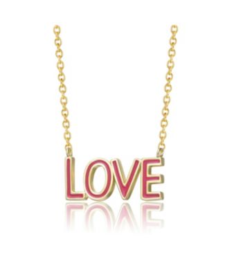 Cherished 14K Gold Plated Love Necklace