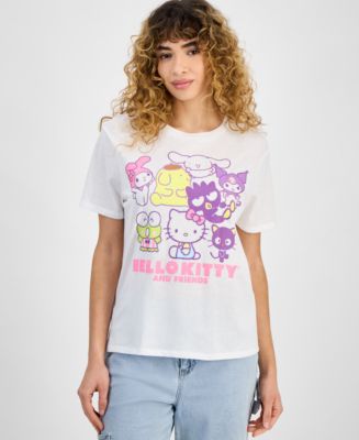 Love Tribe Juniors' Hello Kitty And Friends Graphic T-Shirt Macy's