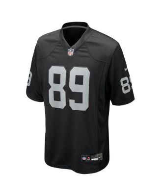 Big Boys and Girls Brock Bowers Black Las Vegas Raiders Team Game Jersey