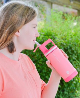 Alpine Flip 'N Sip 16 oz. Kids Insulated Water Bottle with Straw