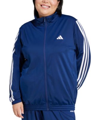 adidas - Plus Size Essentials Tricot Three Stripes Track Jacket