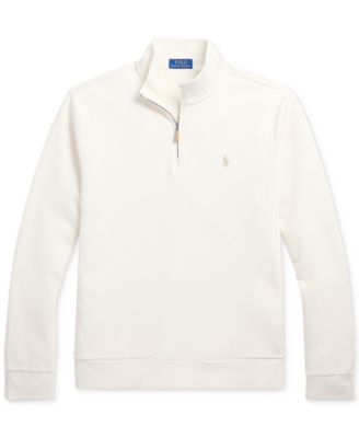 国内発送 Polo Ralph Quarter-Zip Mesh Double-Knit Men's Lauren トップス