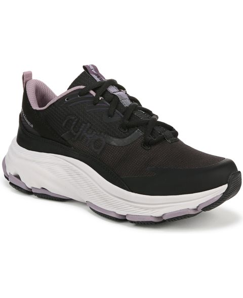 Женские кроссовки Ryka Devoted RS Washable Lace Up Walking, цвет: Чёрный сетчатый