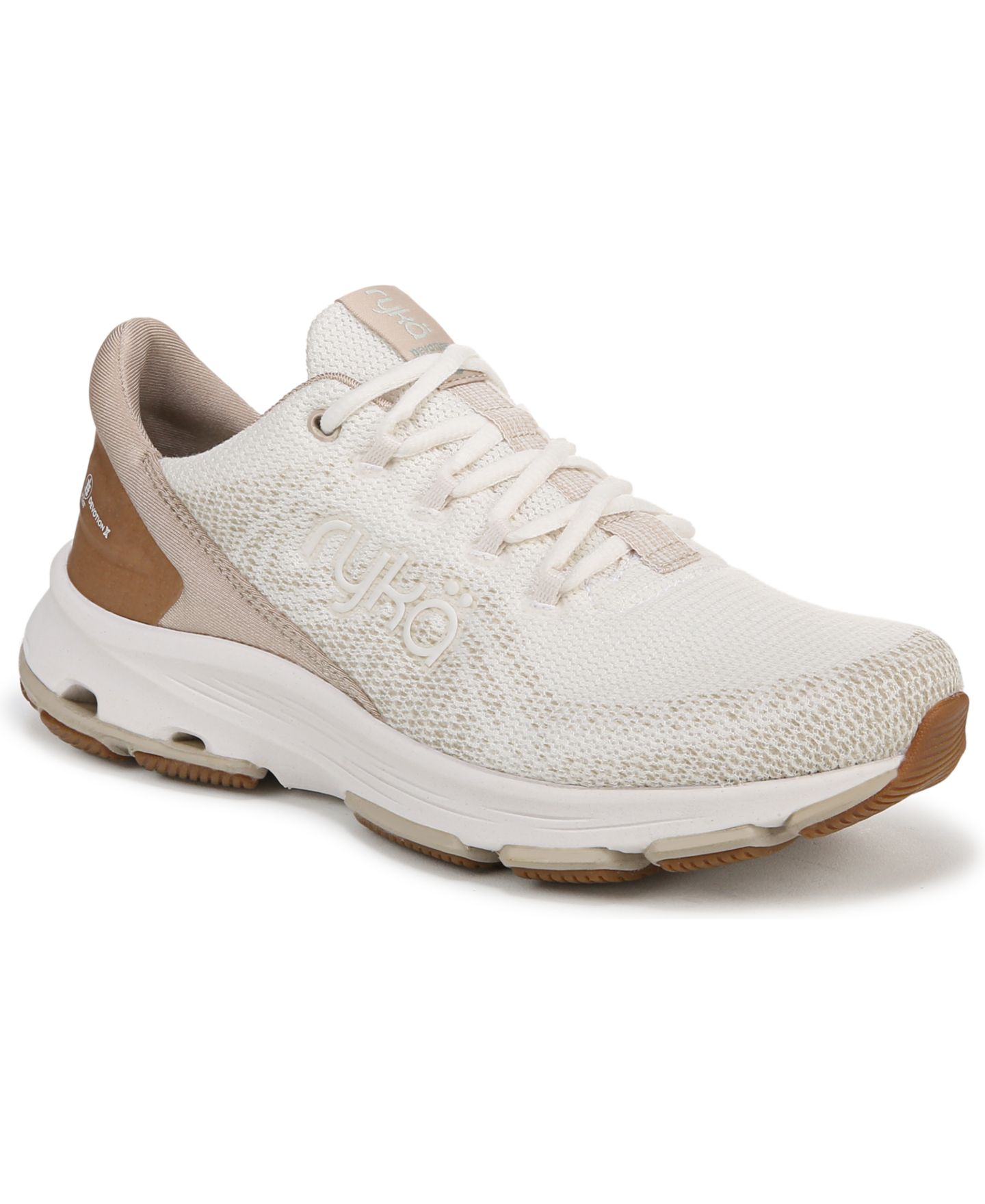 Женские кроссовки Ryka Devotion X One Planet Lace Up Walking, цвет: Белый сетчатый — фото 1