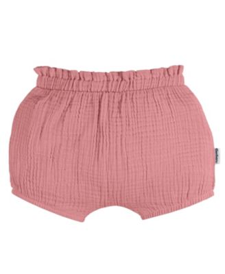 Baby Girls Gauze Bubble Shorts, 3-Pack