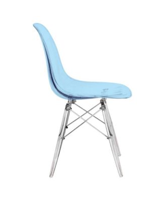 Dover Molded Side Chair with Acrylic Base, Set of 4