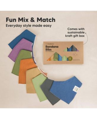 8pk Baby Bandana Bibs, Baby Drool Bibs for Baby Girl, Boy, Baby Bibs for Infant, Newborn