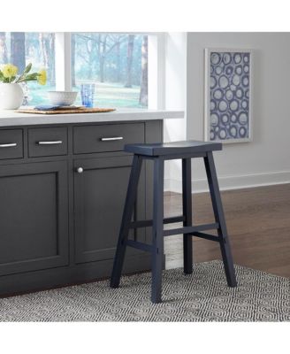 30 Inch Sawhorse Stool- Navy